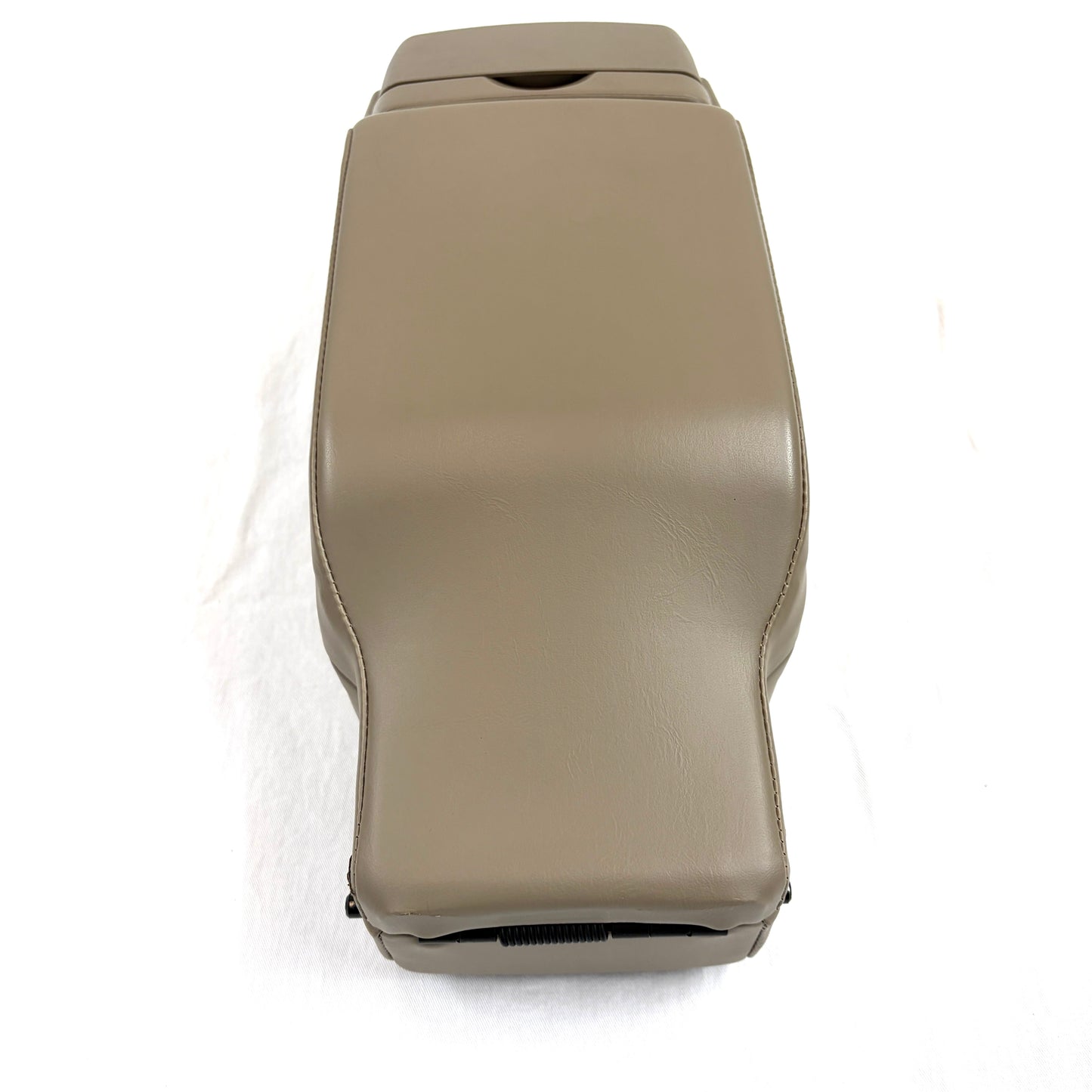 2000-2005 Buick LeSabre Center Console Lid Armrest Cup Holders OEM Dark Beige Tan Leather 13.5"
