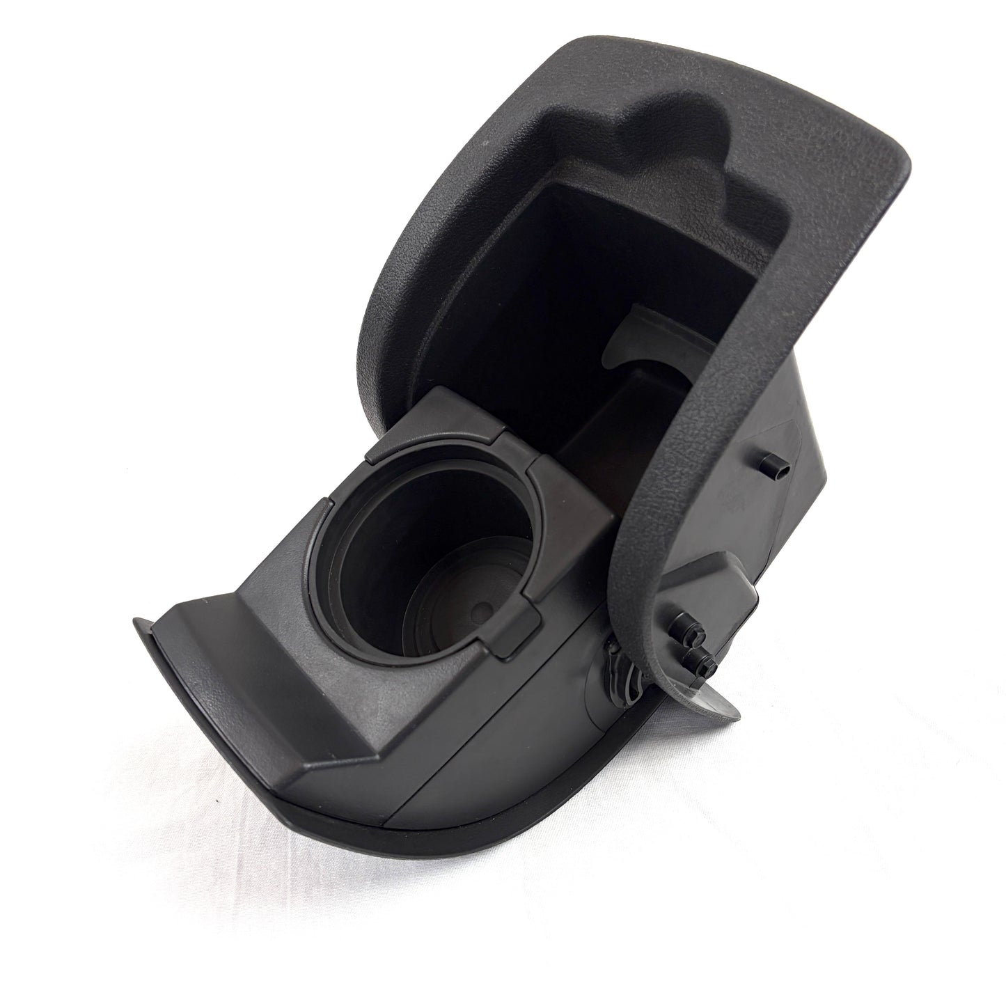 2006-2010 Hummer H3 Rear Cup Holder Fold-Out Back Seat Black Plastic OEM