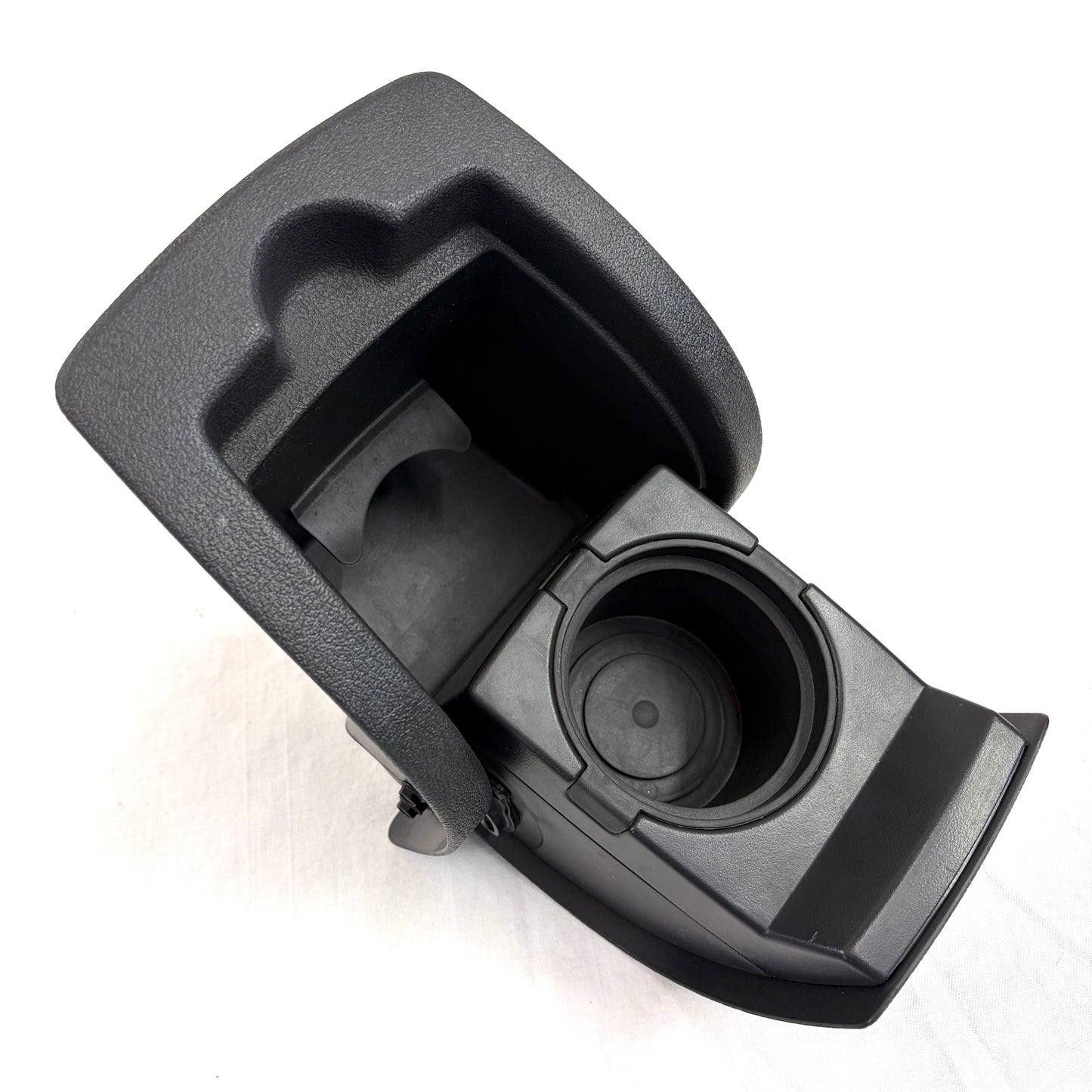 2006-2010 Hummer H3 Rear Cup Holder Fold-Out Back Seat Black Plastic OEM