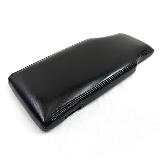 2003-2011 Lincoln Town Car Center Console Lid Armrest Storage OEM Black Leather
