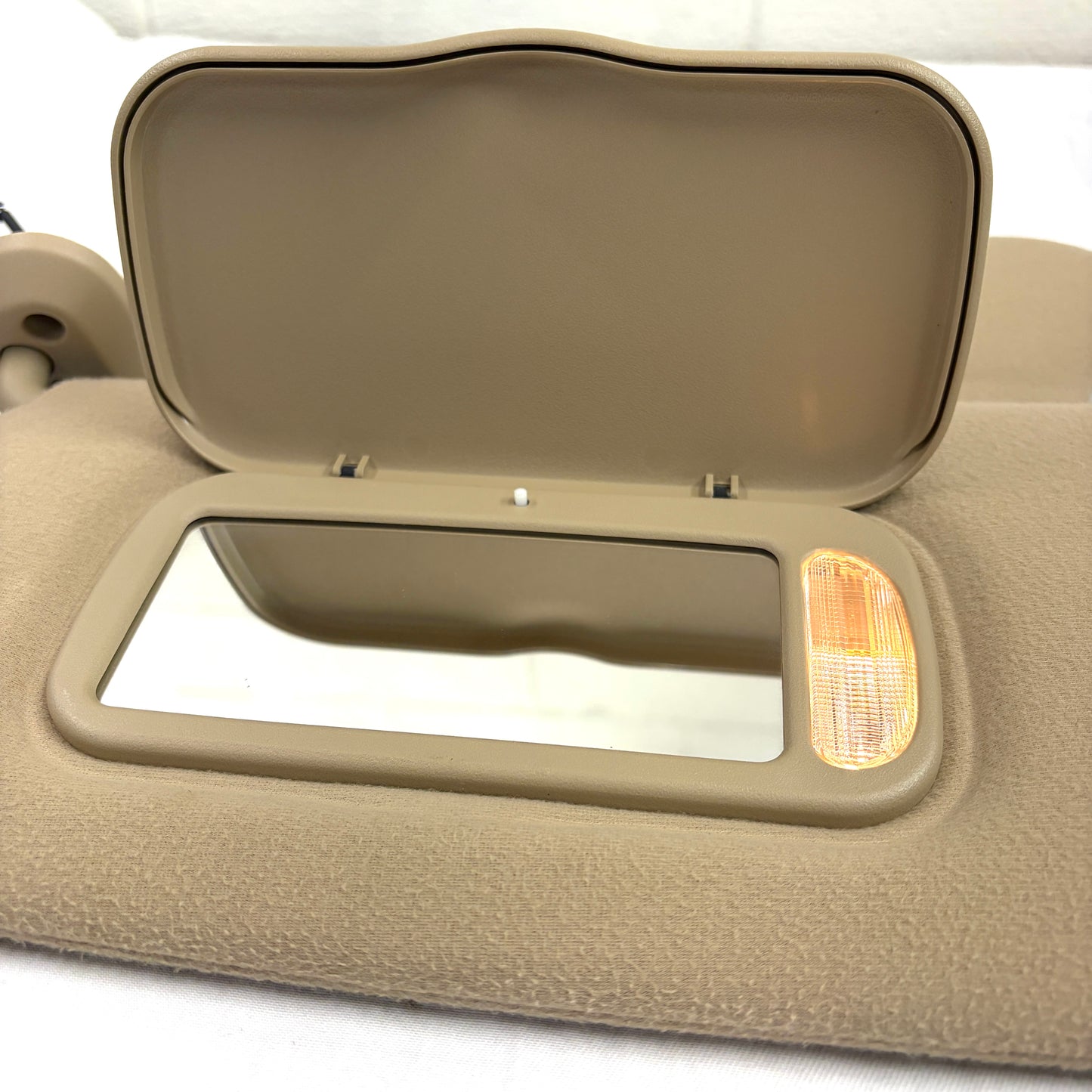 2007-2014 Ford Expedition Sun Visor Driver Left Side OEM Camel Tan W/ Homelink