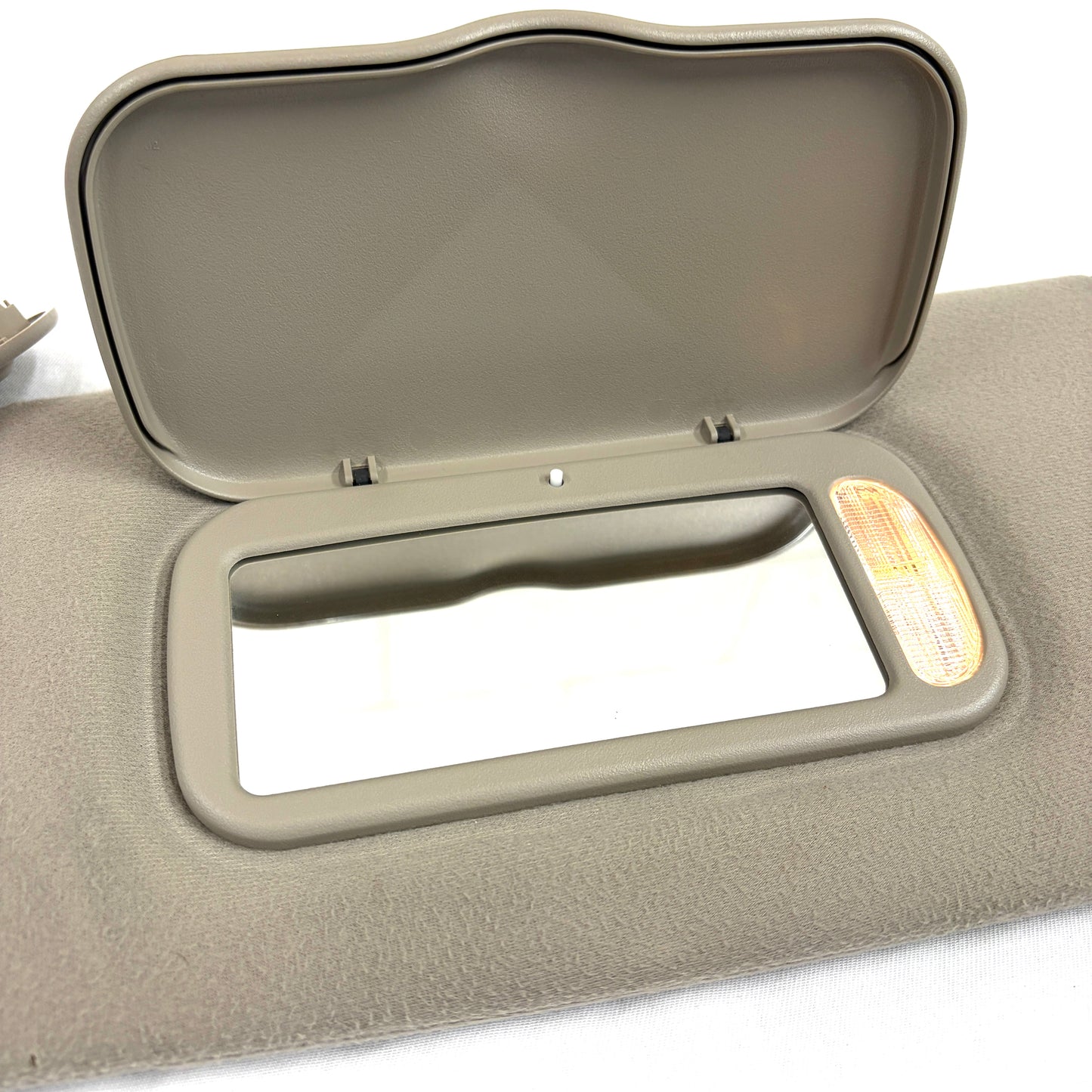 2006-2010 Ford Explorer Sun Visor Driver Left Side Shade OEM Stone Gray Lights Mirrors