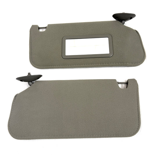 1995-2005 Chevy Blazer S10 Sun Visors OEM Passenger Driver Shades Medium Gray