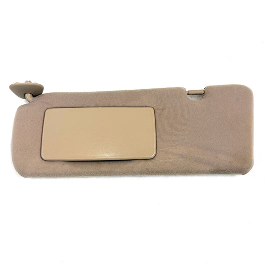 1997-2001 Toyota Camry Sun Visor Driver Left Side Shade Cloth OEM Tan Beige Brown
