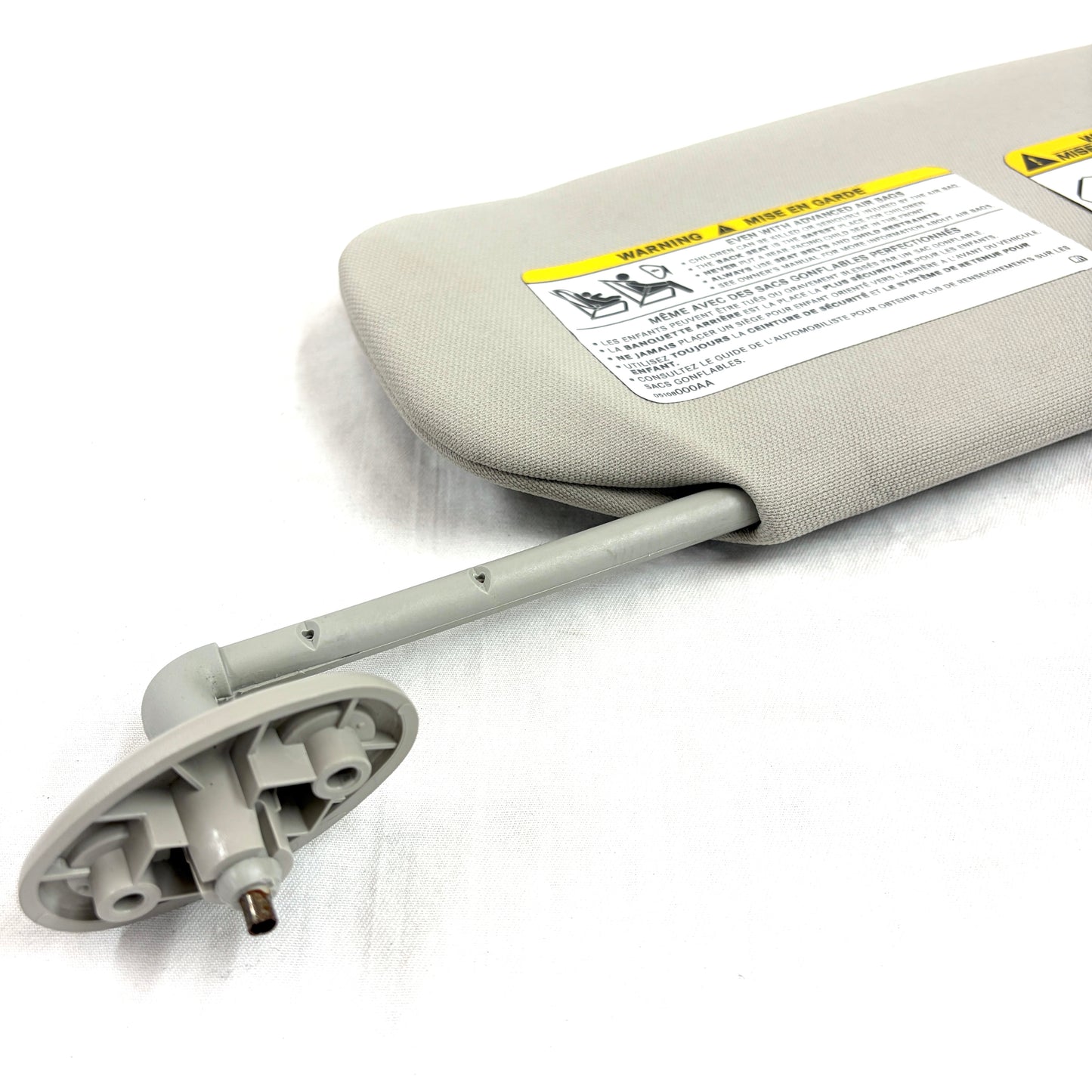 2007-2017 Jeep  Patriot Compass Sun Visor Driver Left Side OEM Light Gray