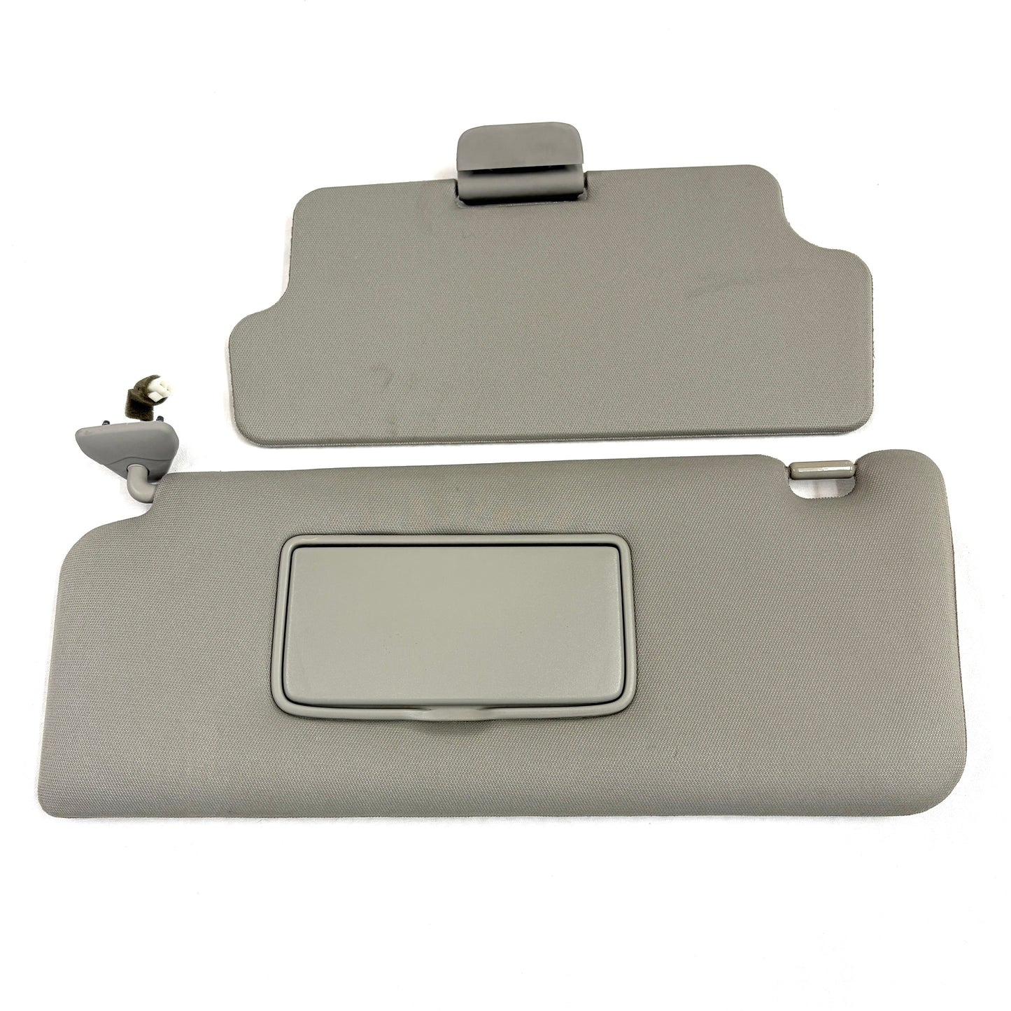 2004-2014 Nissan Armada Gray Driver Sun Visor Left Shade 96401-ZQ00B W/ Light and Secondary Shade