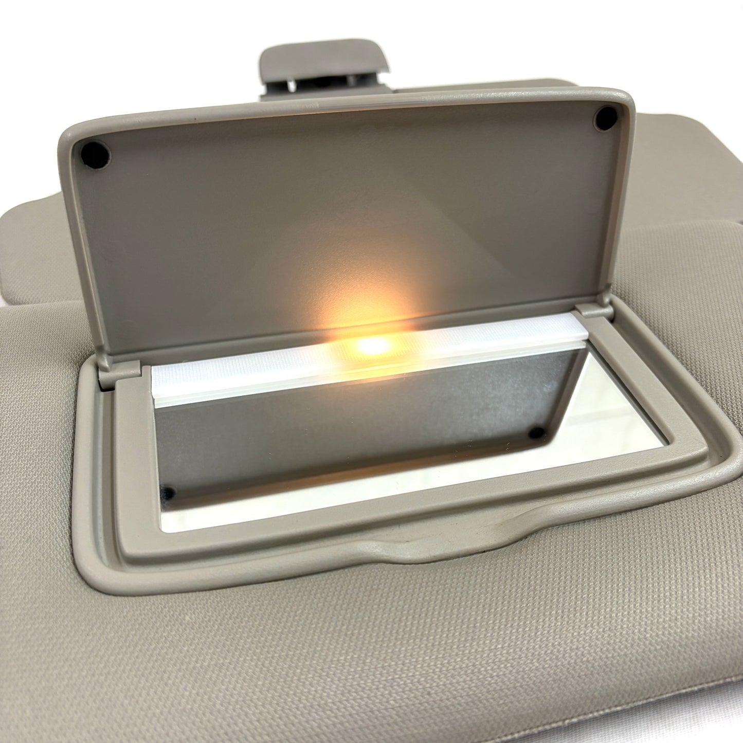 2004-2014 Nissan Armada Gray Driver Sun Visor Left Shade 96401-ZQ00B W/ Light and Secondary Shade