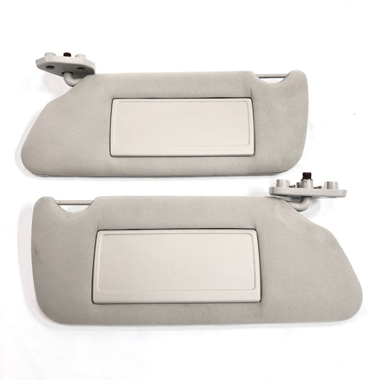 2006-2010 H3 Hummer Sun Visors Pair Driver Passenger Sides OEM Gray