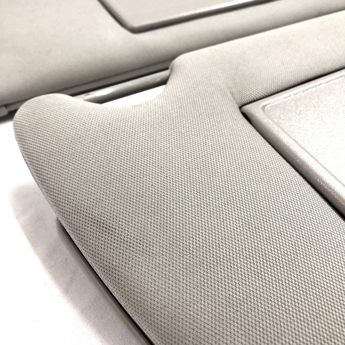 2006-2010 H3 Hummer Sun Visors Pair Driver Passenger Sides OEM Gray