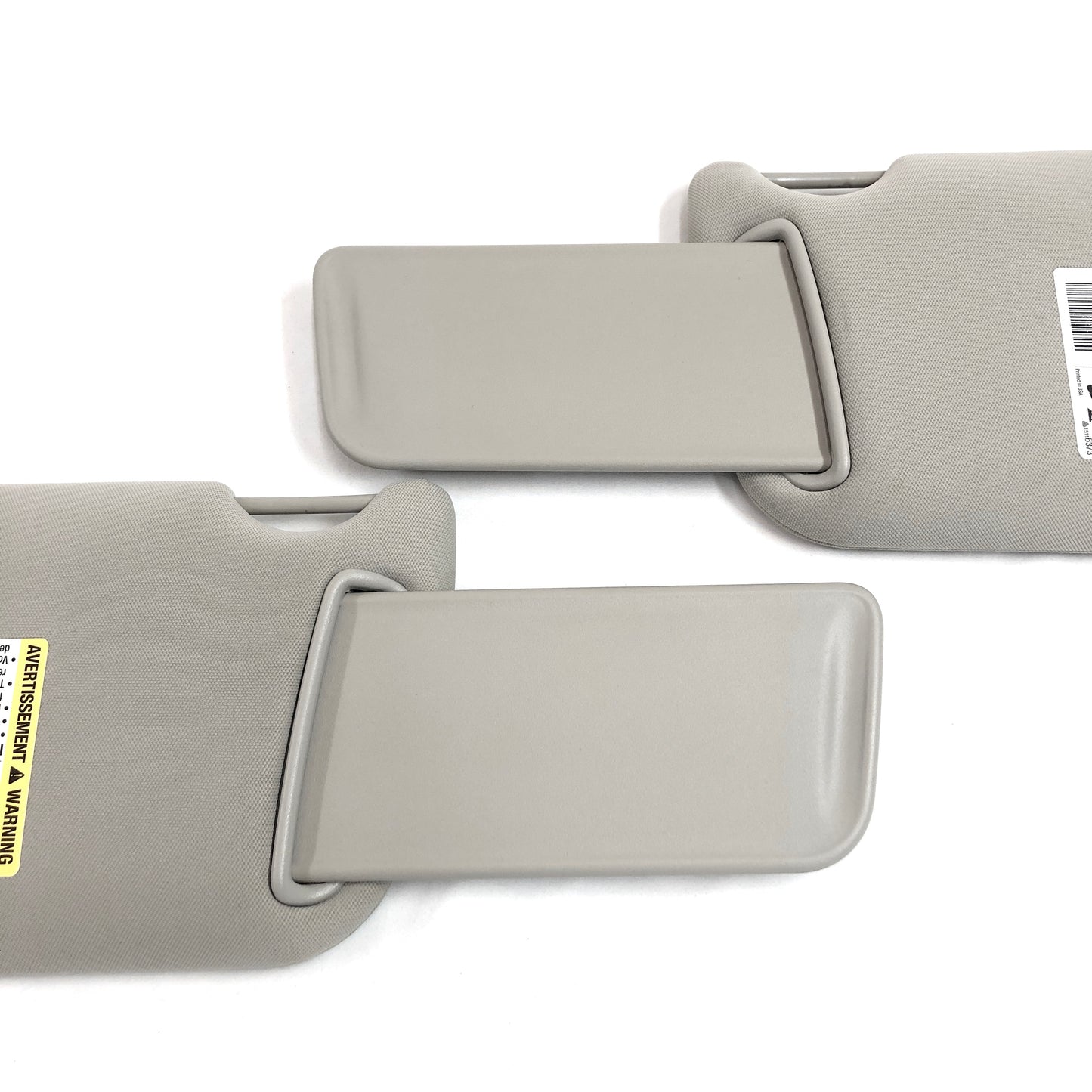 2006-2010 H3 Hummer Sun Visors Pair Driver Passenger Sides OEM Gray