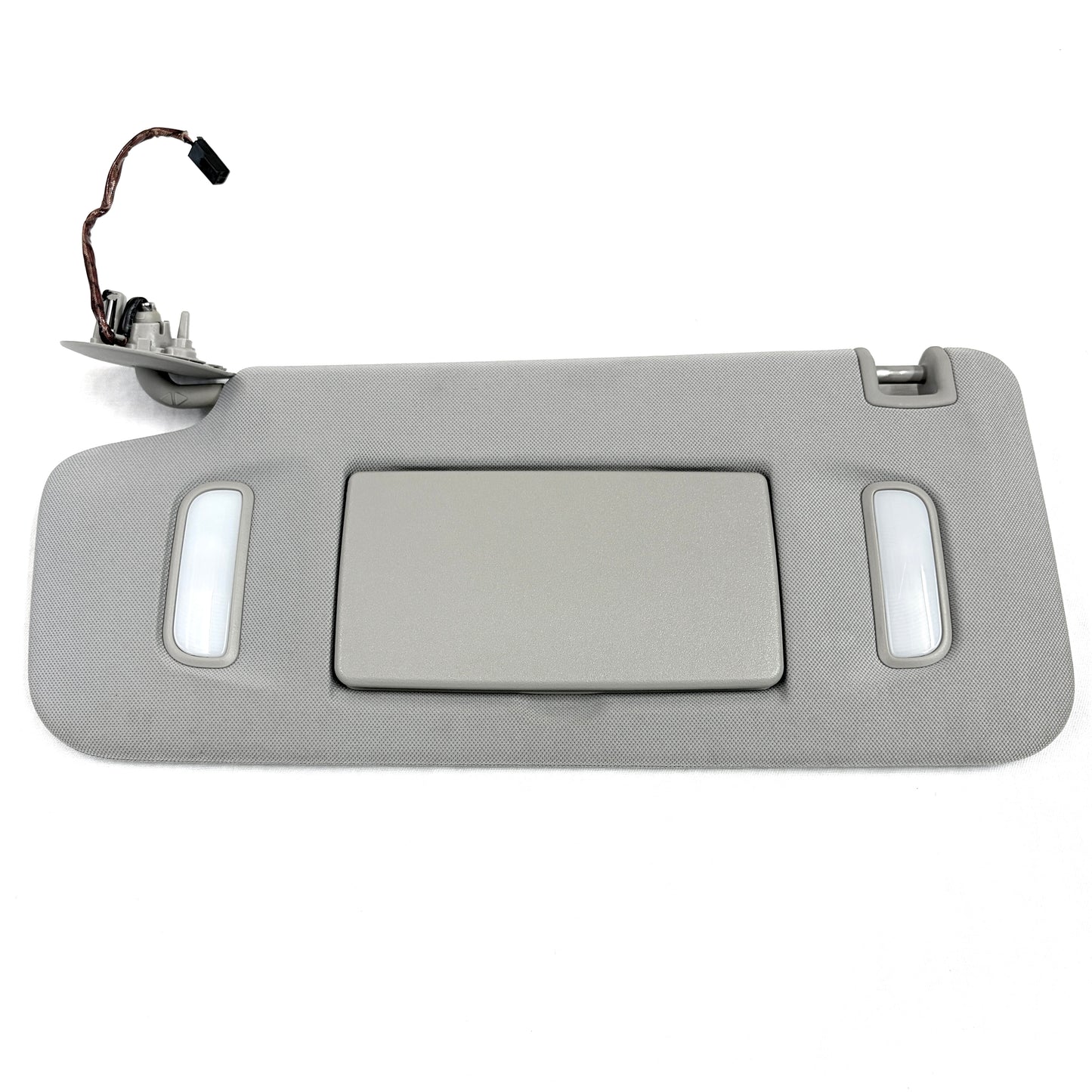 2007-2016 Traverse Acadia Sun Visor Driver Left OEM Lighted Mirror Titanium Gray
