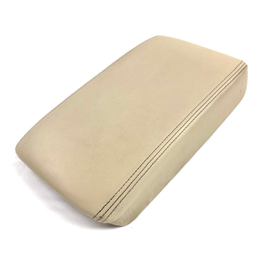 2009-2014 Acura TSX Center Console Lid Beige Tan Leather OEM Armrest W/ Slider