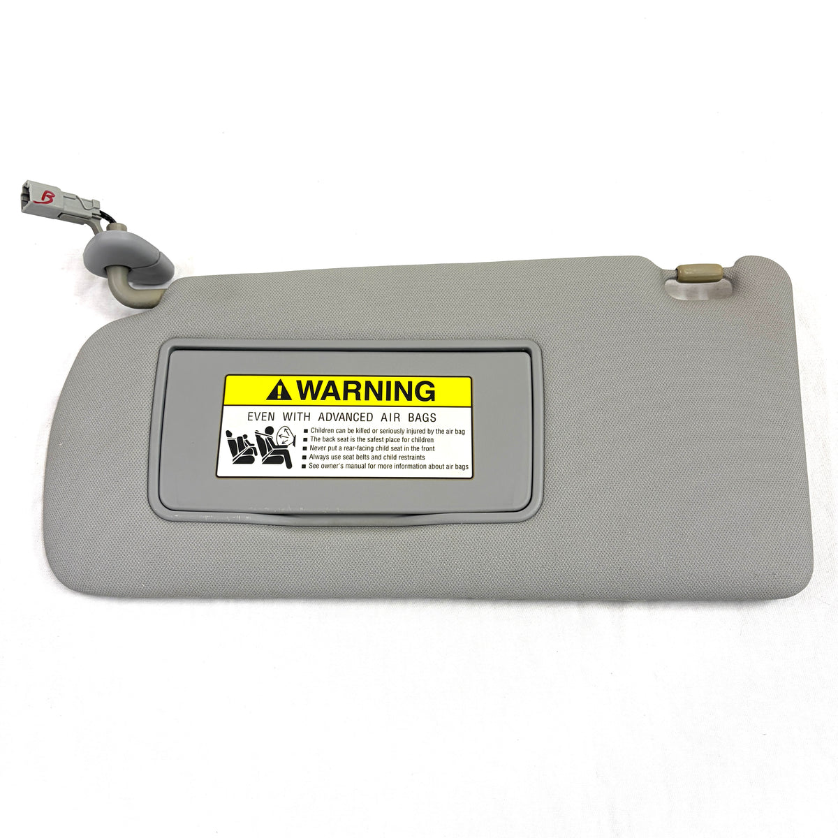 2004-2008 Acura TSX Sun Visor Driver Left Side Shade OEM Gray Illuminated Mirror