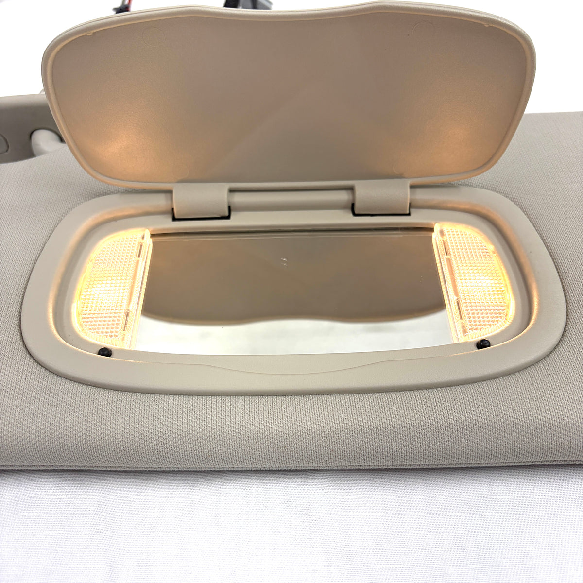 2013-2016 Dodge Dart Sun Visor Driver Left OEM Beige W/ Lighted Mirror 1TC59HDAAK
