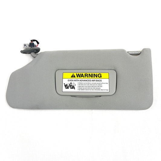 2003-2007 Honda Accord Sun Visor Driver Side Left Shade OEM Gray W/ Illumination