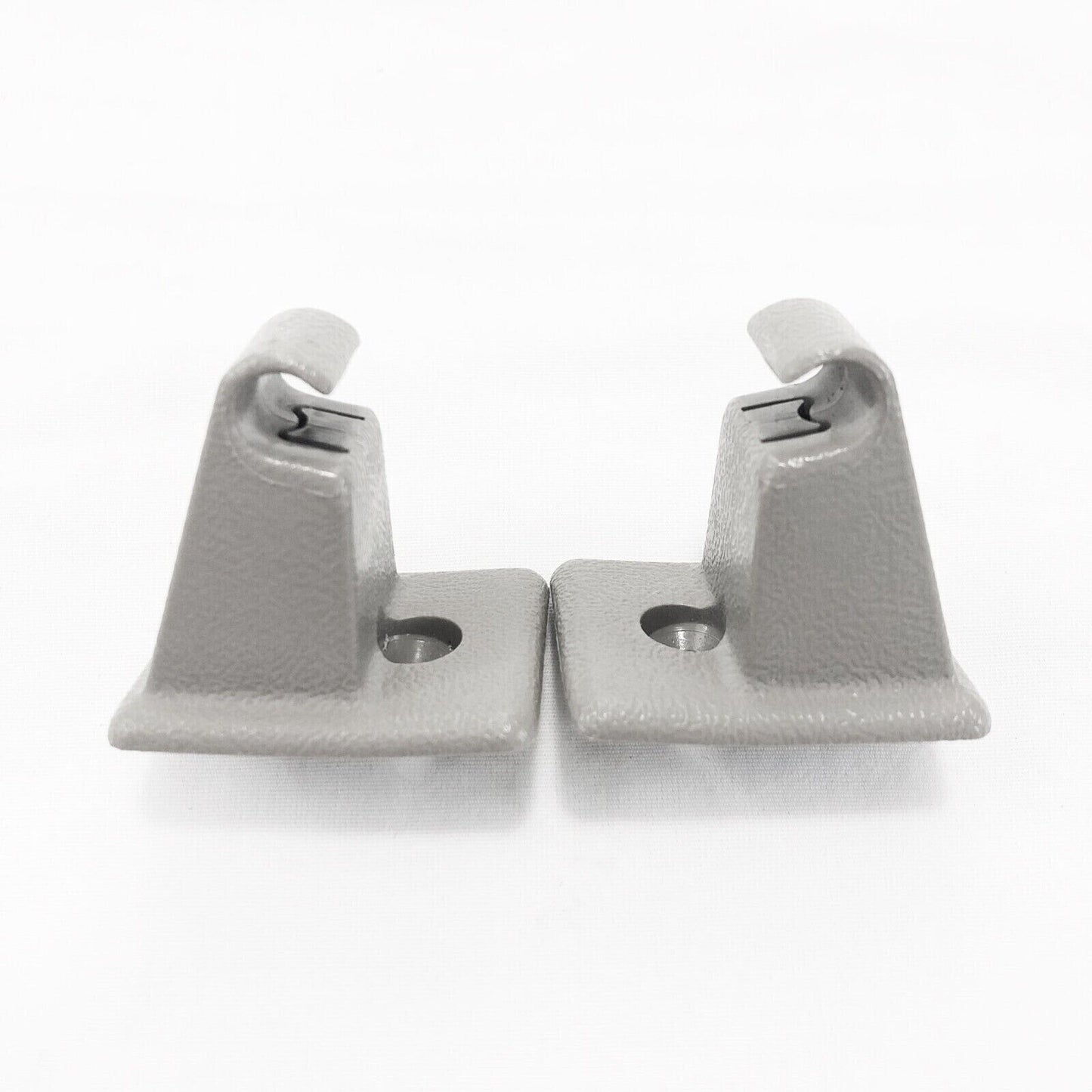 1995-1999 Suburban Sun Visor Clips Pair Passenger Driver GRAY Retainer Hooks Mounts